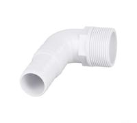 Adaptateur de tuyau de piscine 3,8 cm coudé lisse pour système de pompe à filtre à sable Hayward SPX1105Z3 SPX1105Z4 - Bleu