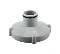 Adaptateur de tuyau de piscine 80mm à 32mm - Connecteur en PVC pour piscines Intex, pièce de rechange bleue et grise pour aspirateur et système de filtration, connexion à vis robuste pour un nettoyage