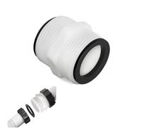 Adaptateur de tuyau de piscine de 38 cm, 1,5 pouces à 1,5 '' Set de connexion Piscine Piscine Split Hose Connector Jardin Tube Extension Accessoires avec 2 joints compatibles avec In-tex et Coleman