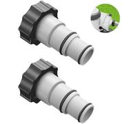 Adaptateur de Tuyau de Piscine - Intex - Raccord Piscine - Connexions 1,5"" et 1,25"" - Plastique - Durable