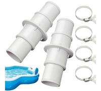 Adaptateur de tuyau de piscine - Raccord flottant à fil - Système de fixation sous vide - Joint rapide - Joint d'étanchéité professionnel - Accessoire de nettoyage de filtre professionnel