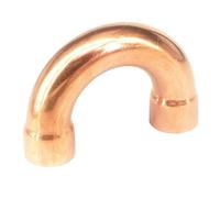 Adaptateur de tuyau de plomberie, coude de retour d'angle de 180 degrés, extrémité de soudage en cuivre égale, raccord de gaz, eau, huile, réfrigérateur(54x1.5x154mm)