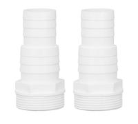 Adaptateur de Tuyau de Pompe de Piscine Plastique de Gamme de Filetage mâle 1 1/2 Pouce pour la Piscine Spa Filtre Pompe Connexion Connexion Fiable Easy Install 2 Pack