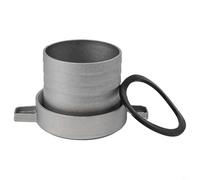 Adaptateur de tuyau de raccordement de pompe à eau en aluminium avec joint d'étanchéité en caoutchouc, convient aux systèmes de 7,6 cm à 2,5 cm/5,1 cm/6,3 cm et 10,2 cm, raccord de réparation portable