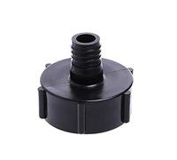 Adaptateur de tuyau de réservoir 1 pièce 1000 L en plastique IBC adaptateur de tuyau d'arrosage outils 60 mm filetage importé vers tuyau de raccordement de 19 mm