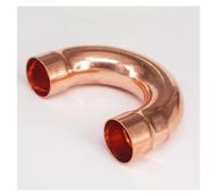 Adaptateur de tuyau de soudage 35 x 1,2 x 108 mm Coude à 180 degrés en cuivre pour réfrigérateur