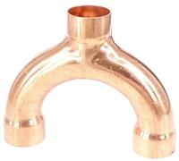 Adaptateur de tuyau de soudage à 3 voies, alimentation en cuivre égale en Y, raccord for climatiseur, réfrigération, gaz, eau, huile(12.7x1x36mm)