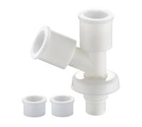 Adaptateur de tuyau de vidange de sol - En PVC, adaptateur de vidange de sol, connecteur d'évier | 35-45 cm de diamètre de remplacement pour machine à laver, salle de bain, lavabo, usage domestique