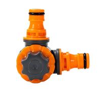 Adaptateur de tuyau d'eau rotatif étanche avec mécanisme de verrouillage réglable, haut débit ABS, adapté pour une utilisation en extérieur, raccord de tuyau à connexion rapide