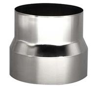 Adaptateur de tuyau d'échappement, 1 pièce, connecteur tube réducteur conduit fumée en acier inoxydable, adaptateur cheminée, gaine poêle tailles multiples(90mm big head~80mm small head)