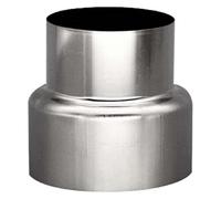 Adaptateur de tuyau d'échappement, 1 pièce, connecteur tube réducteur conduit fumée en acier inoxydable, adaptateur cheminée, gaine poêle tailles multiples(80mm big head~60mm small head)