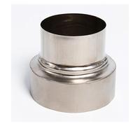 Adaptateur de tuyau d'échappement, 1 pièce en acier inoxydable, joint réduction, adaptateur cheminée, connecteur tube réducteur conduit fumée(10cm~11cm)
