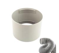 Adaptateur de tuyau d'échappement de climatisation - Léger et portable - Raccord d'extension de tuyau d'échappement de 130 mm/150 mm pour tuyau d'échappement avec filetage droite/gauche