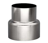Adaptateur de Tuyau D'Échappement En Acier Inoxydable Réducteur de Conduit de Cheminée Connecteur de Tuyau Adaptateur de Cheminée Plusieurs Tailles de Conduit de Poêle/80Mm Big Head~60Mm Small Hea