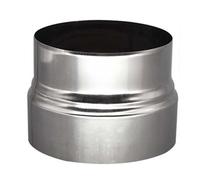 Adaptateur de Tuyau D'Échappement En Acier Inoxydable Réducteur de Conduit de Cheminée Connecteur de Tuyau Adaptateur de Cheminée Plusieurs Tailles de Conduit de Poêle/120Mm Big Head~110Mm Small H