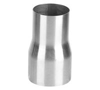 Adaptateur de tuyau d'échappement, Qiilu Adaptateur de tuyau d'échappement, pièce modifiée d'adaptateur de Tube de connecteur de tuyau d'échappement universel en acier inoxydable(63-76MM)