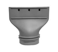 Adaptateur de tuyau d'évacuation de climatisation - Buse plate pour fenêtre | Adaptateur plat PE pour fenêtre coulissante - Raccord 13,5 cm