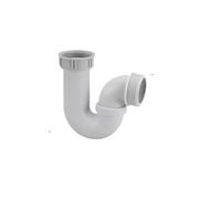 Adaptateur de tuyau d'évacuation d'évier en forme raccord branchement d'égout for lavabo, tube trop-plein fileté, joint, compatible avec les accessoires cuisine(Type-A)