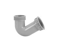 Adaptateur de tuyau d'évacuation d'évier en forme raccord branchement d'égout for lavabo, tube trop-plein fileté, joint, compatible avec les accessoires cuisine(Type-J)