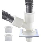 Adaptateur de tuyau d'évacuation, raccord de vidange de sol, pour machine à laver, anti-retour d'odeurs, distributeur pour la maison, le lavabo, la salle de bain, la machine à laver