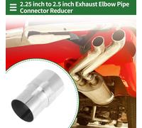 Adaptateur De Tuyau Échappement De Mandrin Réducteur Concentrique Adaptateur Tuyauterie Tuyau Échappement Voiture 2,25" Od À 2,5" Od 4" Longueur 201 Acier Inoxydable Ton Argenté