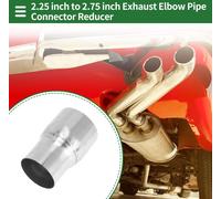 Adaptateur De Tuyau Échappement De Mandrin Réducteur Concentrique Adaptateur Tuyauterie Tuyau Échappement Voiture 2,25" Od À 2,75" Od 4" Longueur 201 Acier Inoxydable Ton Argenté