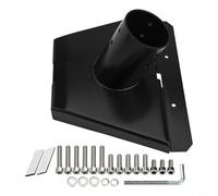 Adaptateur de tuyau en acier inoxydable 410 pour parabole standard Gen 3, convient aux poteaux jusqu'à 48 mm de diamètre avec rotation à 360° et inclinaison de 20°, satellite robuste