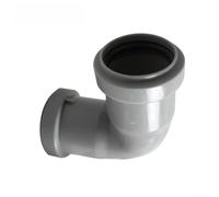 Adaptateur de tuyau en plastique, coude à 90 degrés de 40 mm, raccord rapide pour le drainage, installation sans colle avec O-, écrou sécurisé à clipser pour réparations de plomberie domestique