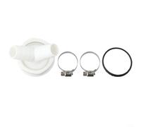 Adaptateur de tuyau en Y avec double sortie de 3,8 cm pour machine à laver et lave-vaisselle, équipé de joints étanches et de pinces à clip pour un ajustement sûr