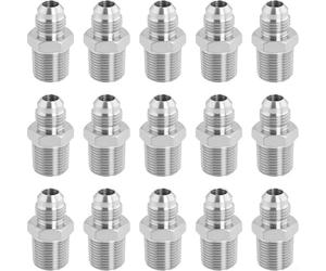 Adaptateur de tuyau hydraulique de qualité industrielle fabriqué en acier inoxydable 316L résistant pour une longue durée de vie