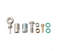 Adaptateur de tuyau hydraulique pour vélo Magura MT4 MT4E MT5 MT6 MT7, construction en métal, couleur argent, design léger pour remplacement de composant de frein de vélo (B)