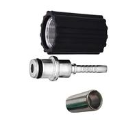 Adaptateur de tuyau M14 pratique à connexion rapide en acier robuste résistant aux fuites pour machines à laver à haute pression Connecteurs de tuyau pour lave-linge à pression
