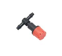 Adaptateur de tuyau ménager Réglable goutteur 6 mm Trou Micro-irrigation goutte à goutte Lance Anti-obstrue, Avec 20 1/4 pouces à trois voies filetées Connecteurs avec ardillon (Color : D)