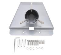 Adaptateur de Tuyau pour Antenne Satellite Gen 3, Support en Fer, Montage sur Poteau 46mm - Construction Robuste, Fixation Sécurisée, Installation Facile pour Internet Satellite