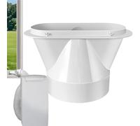 Adaptateur de Tuyau pour Climatiseur Portable,Connecteur De Tube D'Évacuation Pour AC - Interface de Conduit pour Accessoires de Tuyau à Corps Plat pour Pièce, Salon, Appartement, Chambre, Maison