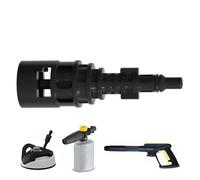 Adaptateur De Tuyau Pour Nettoyeur Haute Pression - Convertisseur De Tuyau | Connecteur D'accessoire De Montage De Jardin | Pièce De Rechange Pour Lavage De Voiture, Nettoyage De Terrasse, Pulvérisate