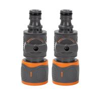 Adaptateur de tuyau - Raccord rapide - Raccord articulé - Réparation de raccordement pour arrosage de jardin - Arrêt de tuyau - Adaptateur d'eau - Buse de lavage