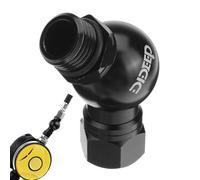 Adaptateur de tuyau régulateur de plongée - Adaptateur en acier inoxydable, mécanisme de connexion rapide facile, filetage lisse | Gadget de plongée sous-marine pour équipement, connexion à la