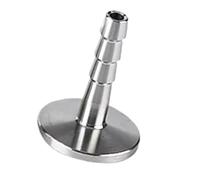 Adaptateur de tuyau sanitaire en acier inoxydable de 8 mm à 108 mm - Raccord cannelé à trois pinces for usage industriel (1 pièce)(76mm x 91mm)