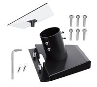 Adaptateur De Tuyau Starlink Gen 3, 20 X15 X 11 cm Support Starlink Gen 3, Starlink V3 Pole Mount, Adaptateur De Roue Starlink Gen 3 Kit De Montage Starlink Résistant Aux Intempéries Noir