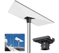 Adaptateur de Tuyau Starlink Gen 3 Kit de Montage de l`adaptateur Poteau 360 ° Rotation 20 ° Inclinaison Alliage d`aluminium pour Starlink Standard Dish V3 Béquille Dishy 20 mm-38 mm