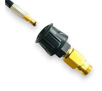Adaptateur de tuyau TR22 AG vers Kärcher Quick Connect compatible avec 2.641-721.0 Raccord rapide Adaptateur nettoyeur haute pression jusqu'à 160 bar 60 °C pour tuyau haute pression M&M Smartek