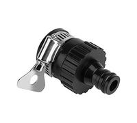 Adaptateur de Tuyau Universel en Acier Inoxydable pour Robinet de Jardin, Connecteur pour Arrosage, Lavage Voiture, Nettoyage Extérieur, Jardinage, Compatible avec Robinetterie Standard