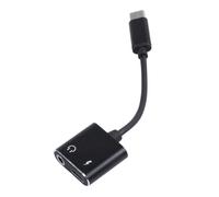 Adaptateur de Type C Aux o, adaptateur USB de Type C à prise d'écouteurs de 3.5mm pour Xiaomi Mi 6 Huawei sans prise 3.5