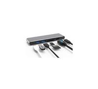 Adaptateur de type C avec 2x Hub USB V3.0 +HDMI+ lecteur multicartes (SD et TF) + Type-C PD et Thu 3