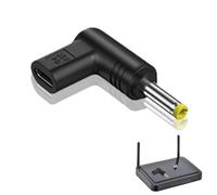 Adaptateur de type C CC - Prise USB C DC Powerr 15 V, convertisseur de charge rapide | Type-C femelle 5,5 x 2,5 mm, 5,2 x 2,1 mm, 4,8 x 1,7 mm, 4,0 x 1,7 mm, 3,5 x 1,35 mm, connecteur