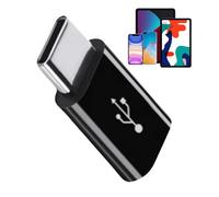 Adaptateur de type C - Connecteur de transfert de données, tête adaptateur USB compacte | Conception de coque en aluminium durable, compatibilité multi-appareils haute vitesse pour claviers