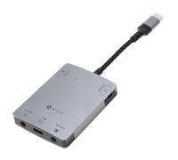 Adaptateur de type C en alliage d'aluminium pour diffusion en direct/chanson K/carte son/adaptateur de charge de type C