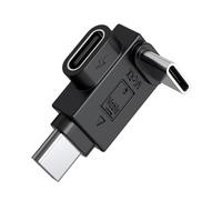 Adaptateur de type C mâle vers type C mâle avec technologie de charge intelligente, idéal pour une charge rapide sur les ordinateurs portables et les téléphones