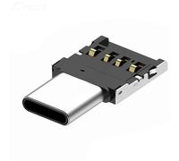Adaptateur de Type C USB-C à USB 2.0 OTG, convertisseur de Type C OTG pour Xiaomi Mi A1, Samsung Galaxy S8 Plus Oneplus 5T Pro